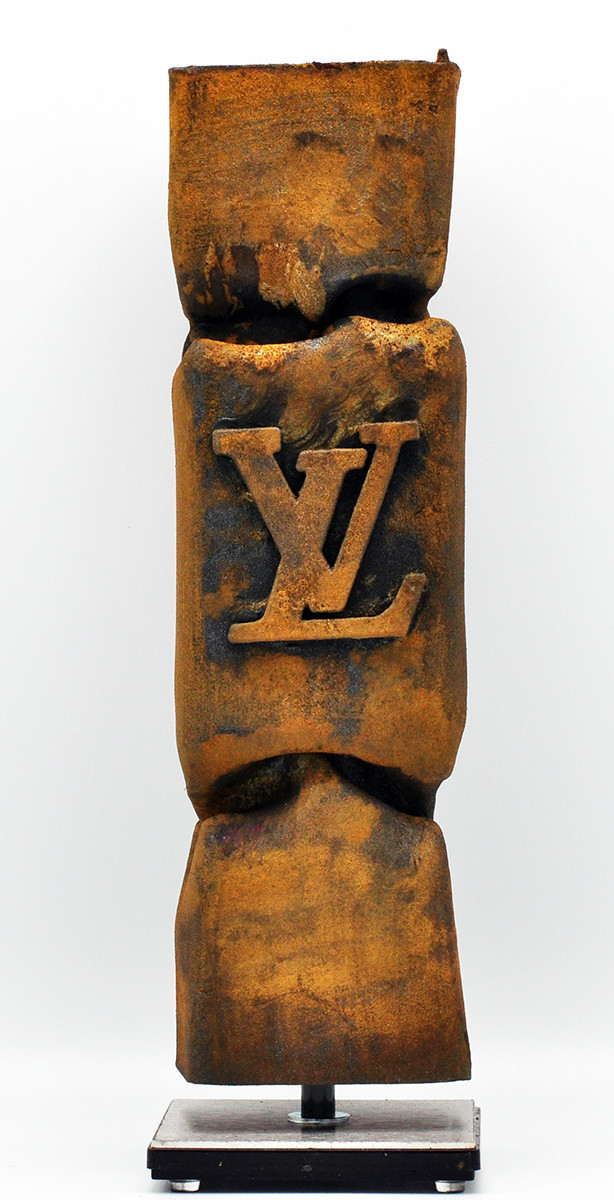 Ad van Hassel + Toffee S, Louis Vuitton, rust